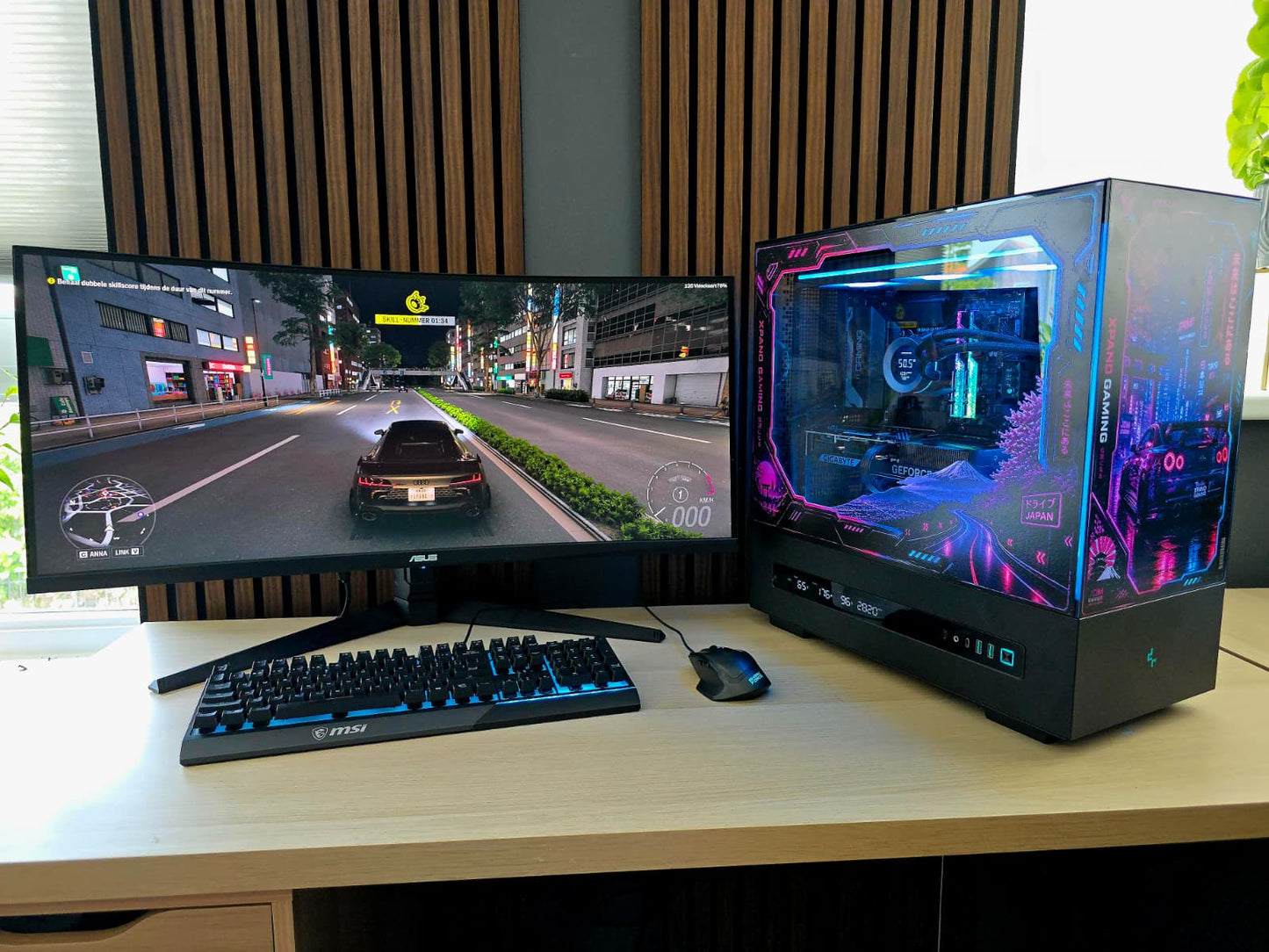 1.Xpand Gaming JDM Edition – i5-14600KF | RTX 5070 | 34" UltraWide Gaming Set