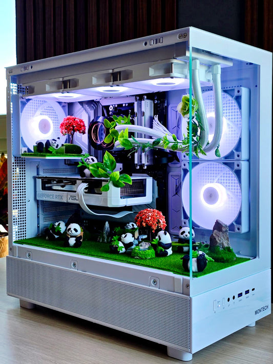 White Panda PC| Ryzen 5 7600X | RTX 5060Ti| B850| 1TB SSD|WiFi+BT|