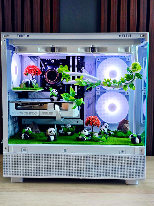 White Panda PC| Ryzen 5 7600X | RTX 5060Ti| B850| 1TB SSD|WiFi+BT|