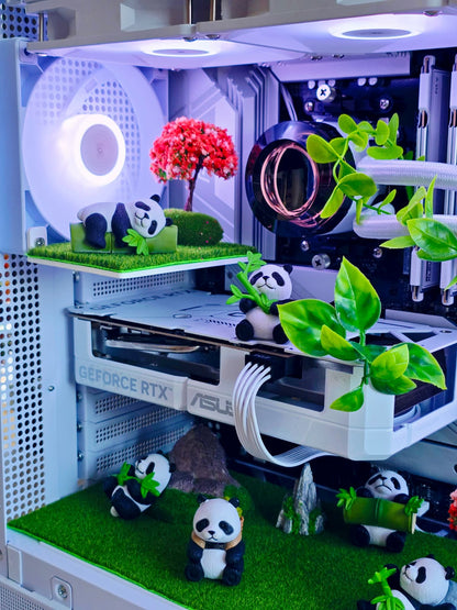 White Panda PC| Ryzen 5 7600X | RTX 5060Ti| B850| 1TB SSD|WiFi+BT|