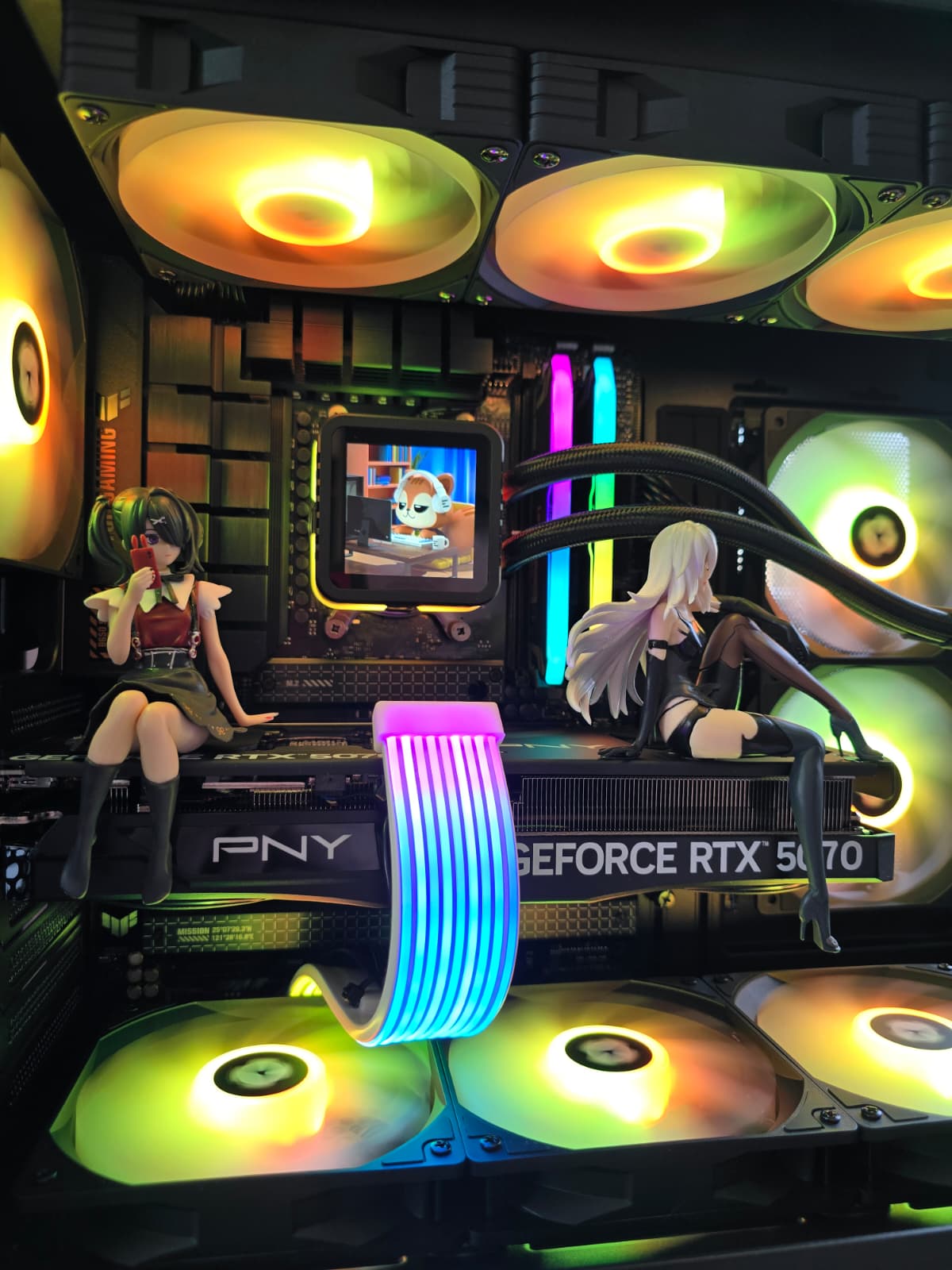 Anime PC SET | Ryzen 7 7800X3D RTX 5070 + QHD 180Hz
