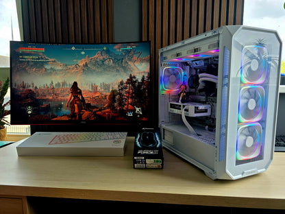Game PC SET Ryzen 5 7600X RX 9060XT 16GB  32GB DDR5 + 32" 240Hz