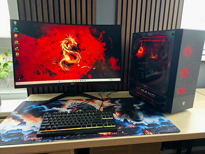 2.Gaming set -  Red Dragon Edition – i5-14600KF / RTX 5060 Ti 16GB / 32GB DDR5 / 1TB SSD