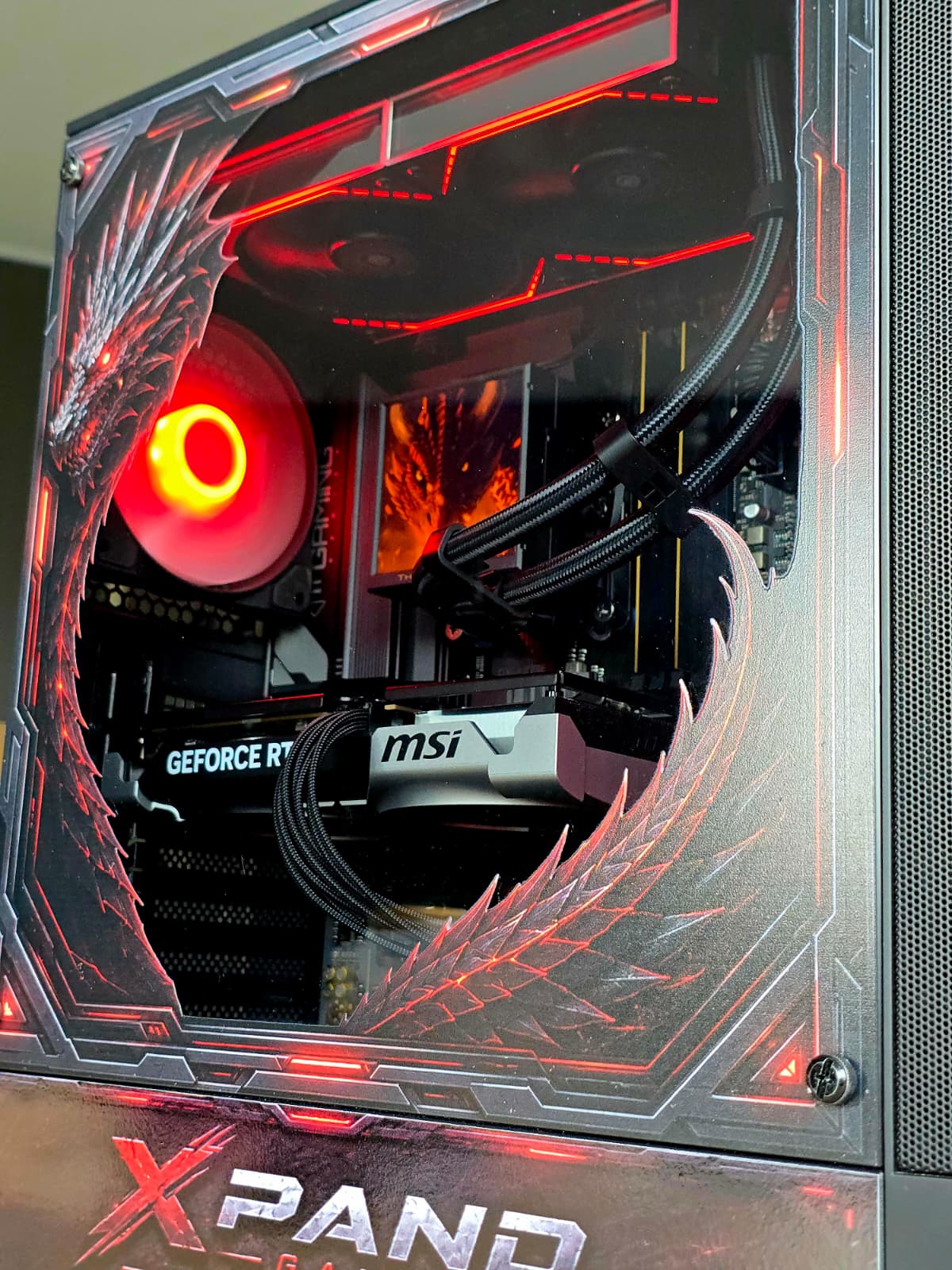 2.Gaming set -  Red Dragon Edition – i5-14600KF / RTX 5060 Ti 16GB / 32GB DDR5 / 1TB SSD