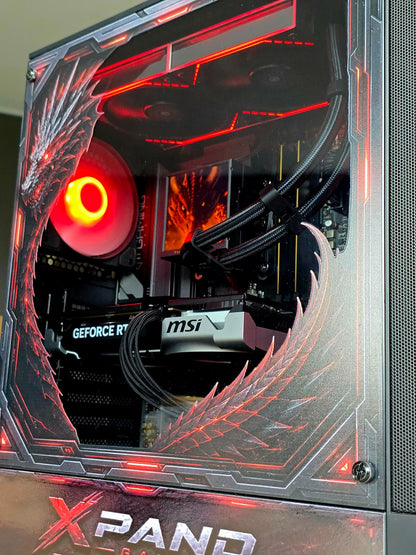 2.Gaming set -  Red Dragon Edition – i5-14600KF / RTX 5060 Ti 16GB / 32GB DDR5 / 1TB SSD