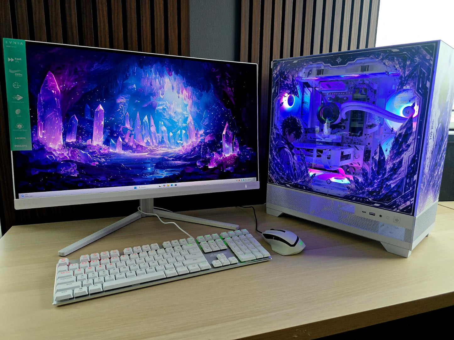 1.Gaming PC set Nova Anime Edition | Ryzen 5 7600X | RX 9060 XT 16GB | QHD 240Hz