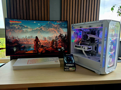Game PC SET Ryzen 5 7600X RX 9060XT 16GB  32GB DDR5 + 32" 240Hz